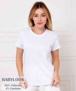 Babylook Poliéster Feminina