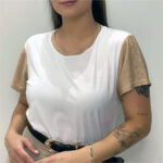 Babylook Poliéster Manga Lurex - Imagem 4